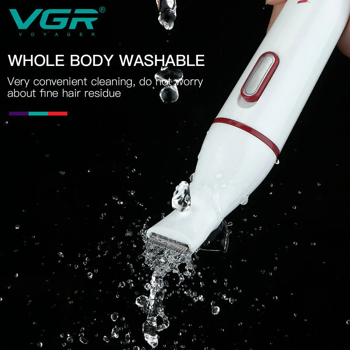 VGR V-725 Women 4 in 1 Waterproof Lady Shaver — Image 4 — VGR Pakistan Official