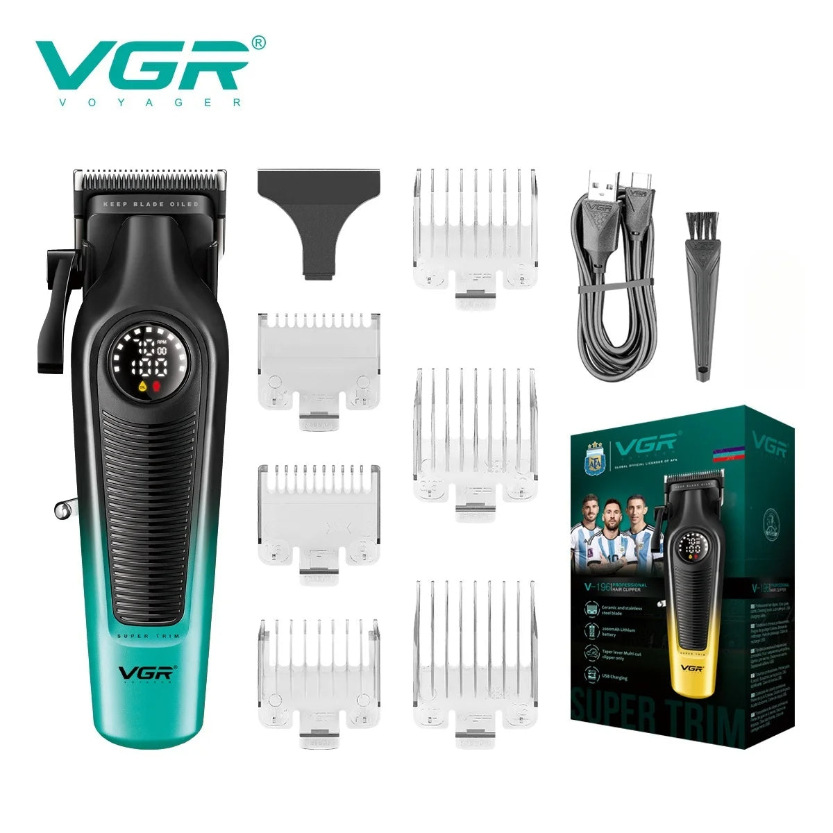 VGR V-196 Hair Clipper Professional Trimmer — Image 4 — VGR Pakistan Official