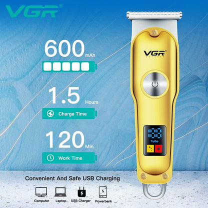 VGR V-290 Mini Hair Cutting Machine Cordless Electric — Image 4 — VGR Pakistan Official