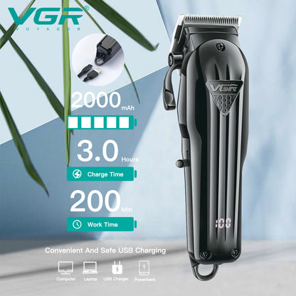 VGR V-282 Hair Trimmer Rechargeable — Image 4 — VGR Pakistan Official