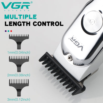VGR V-071 Professional Hair Trimmer Mini Rechargeable 2 Speed Adjustment — Image 5 — VGR Pakistan Official