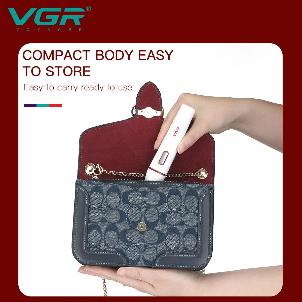 VGR V-725 Women 4 in 1 Waterproof Lady Shaver — Image 5 — VGR Pakistan Official