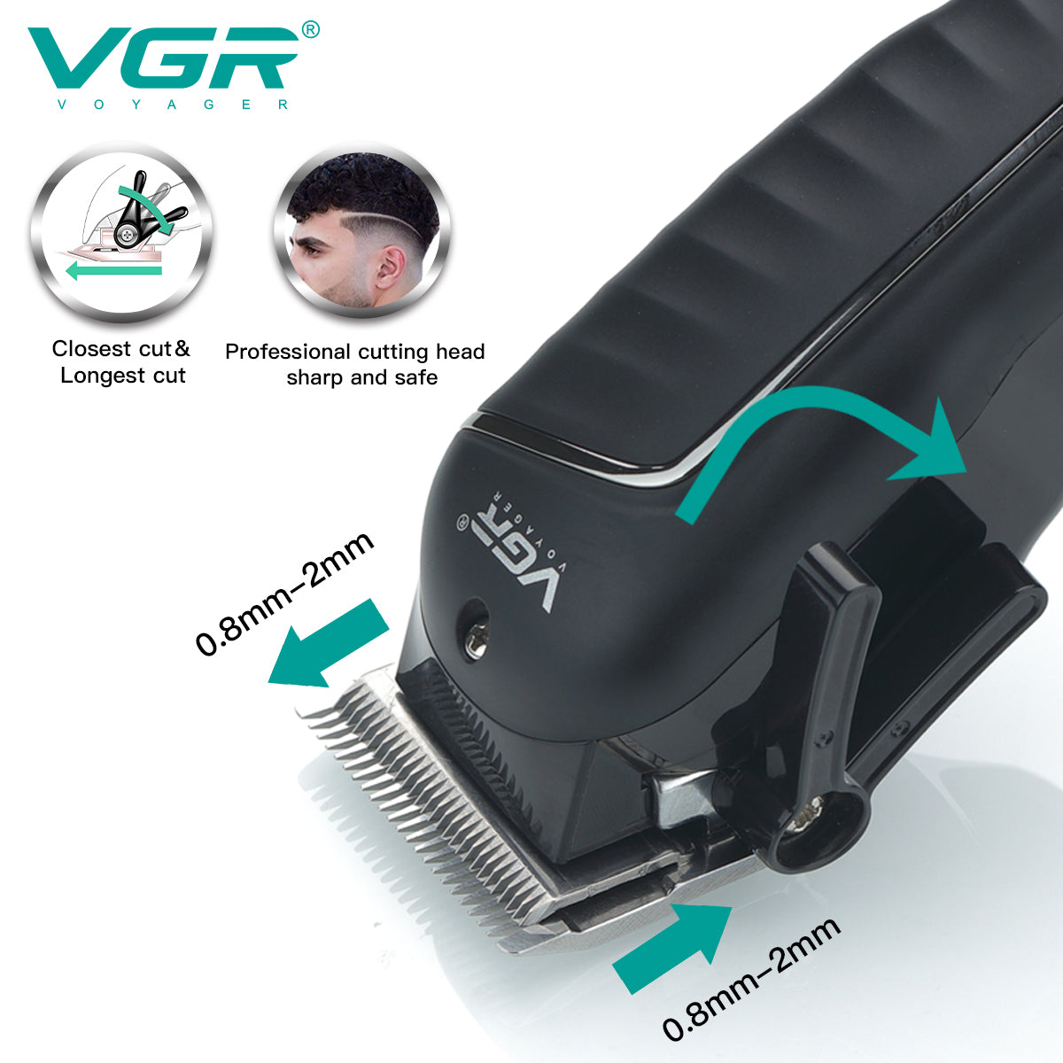 VGR V-683 Clipper Hair Clipper Professional — Image 5 — VGR Pakistan Official