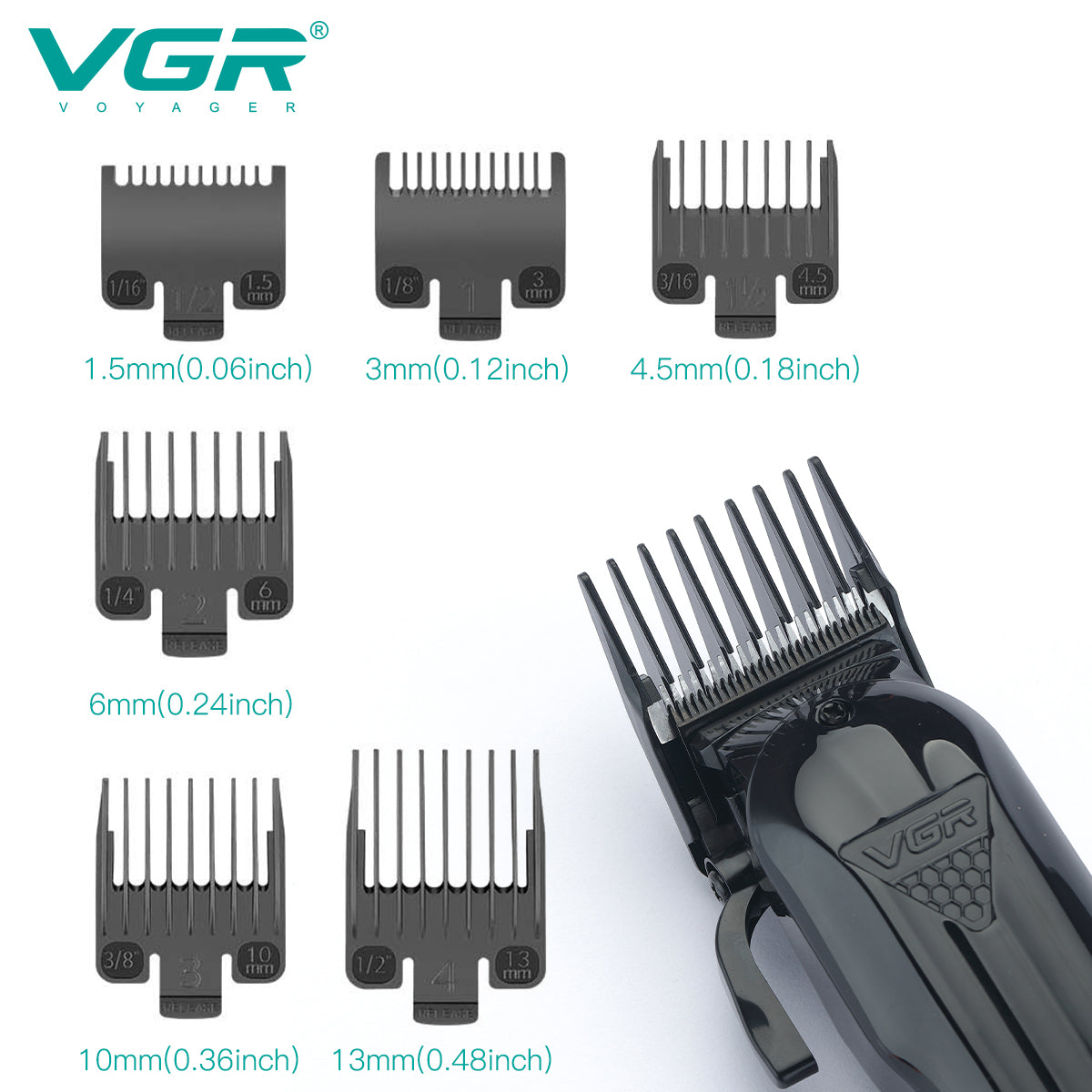 VGR V-282 Hair Trimmer Rechargeable — Image 5 — VGR Pakistan Official