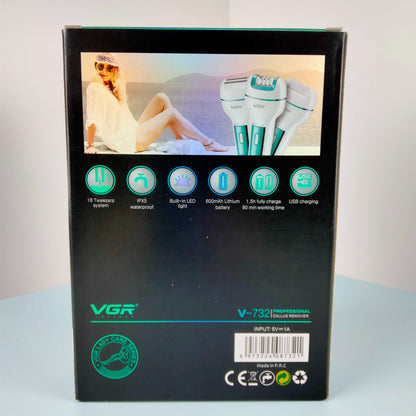VGR V-732 2 In 1 Cordless Hair Trimmer Set Razor — Image 6 — VGR Pakistan Official
