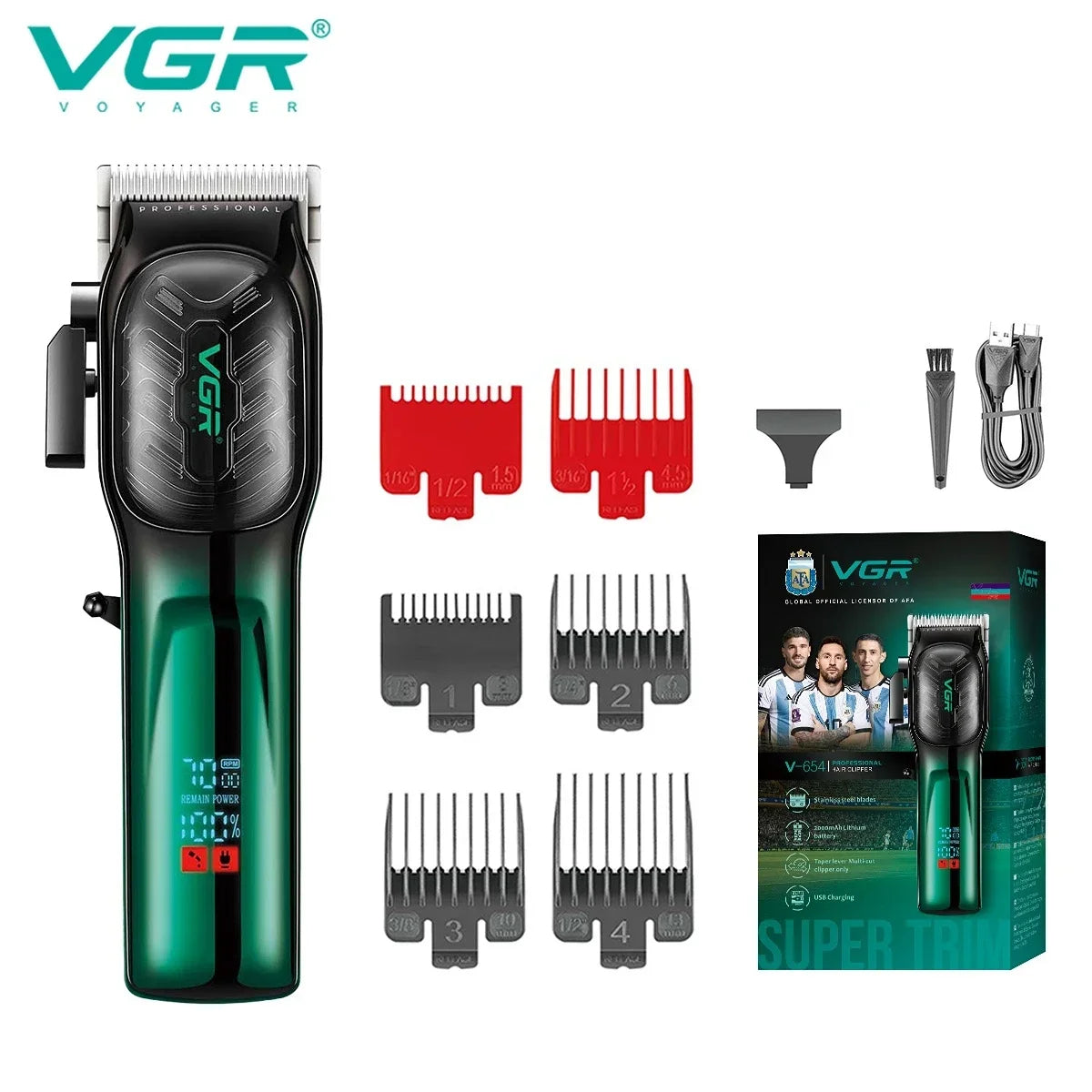 VGR V-654 Hair Trimmer Professional Hair Clipper — Image 6 — VGR Pakistan Official