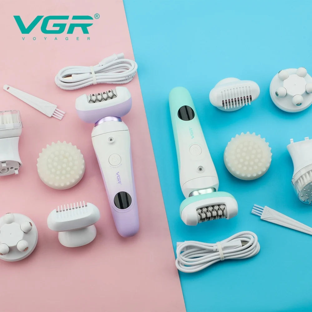 VGR V-750 5-in-1 Professional Lady Epilator