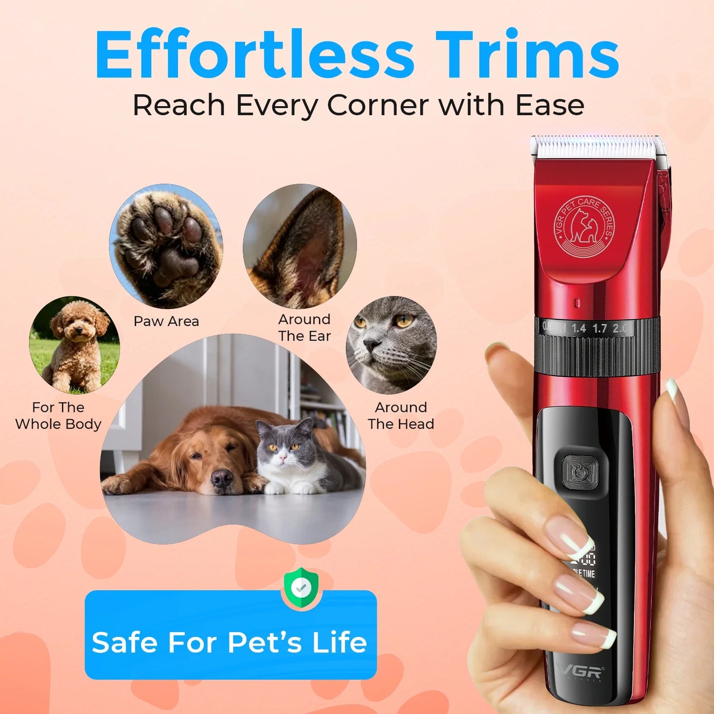 VGR V-240 Professional Pet Trimmer.
