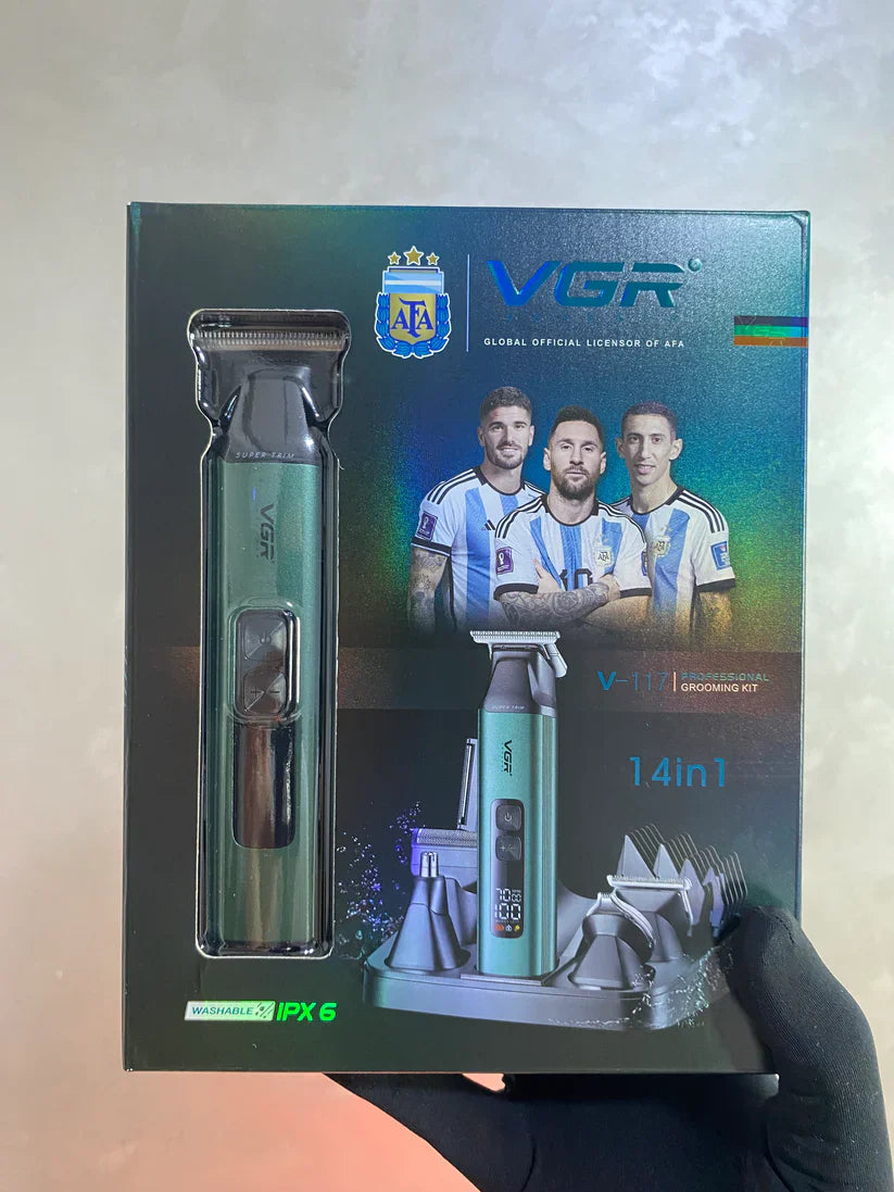VGR V-117 14 in 1 Hair Professional Grooming Kit — VGR Pakistan