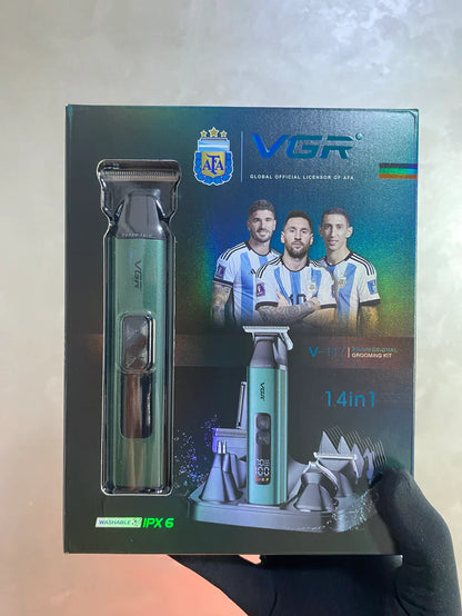 VGR V-117 14 in 1 Hair Professional Grooming Kit — VGR Pakistan