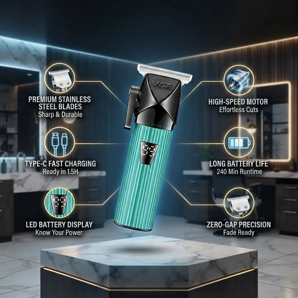 VGR V-037 Professional Hair Clipper For Men — Image 2 — VGR Pakistan Official