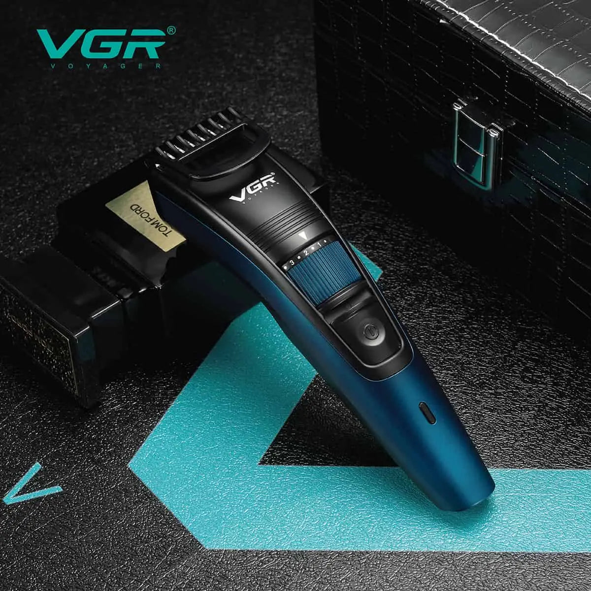 VGR V-052 Professional Beard Trimmer For Men (Blue)