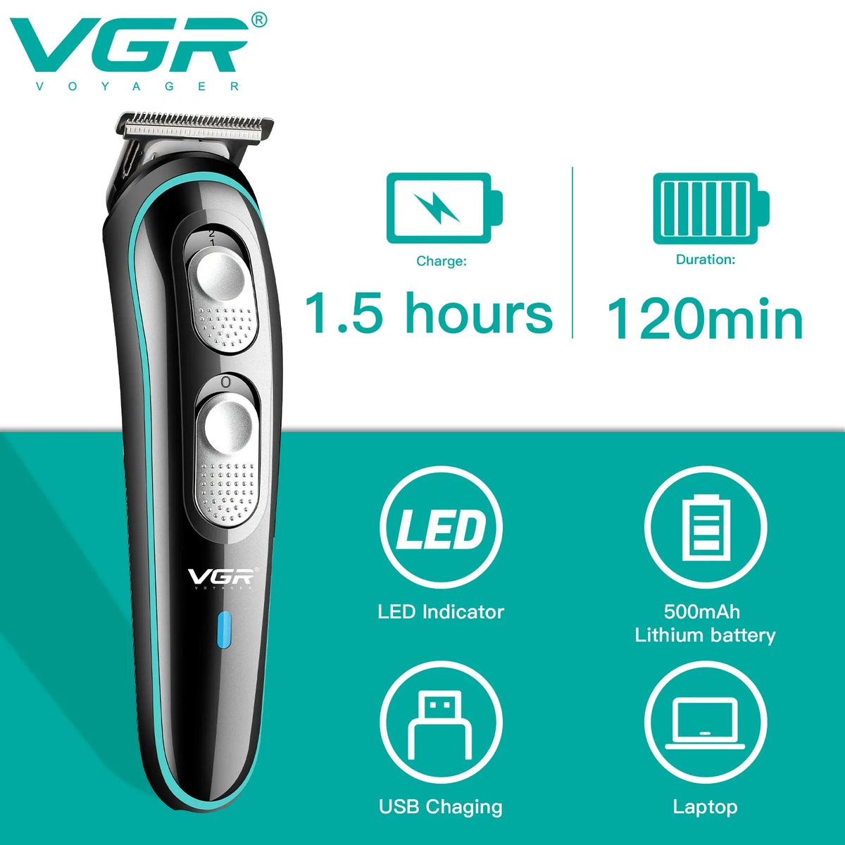VGR V-055 Professional Hair Trimmer
