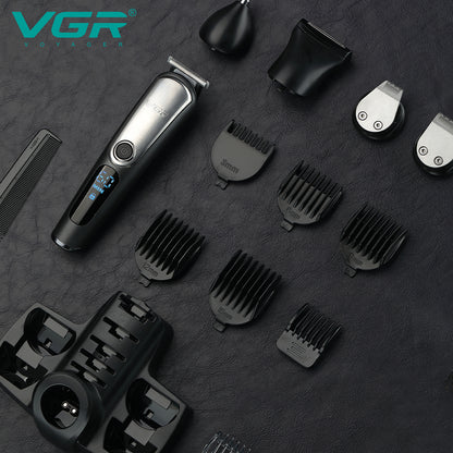 VGR V-105 Professional 5-in-1 Grooming Kit for Men with Led Display,.