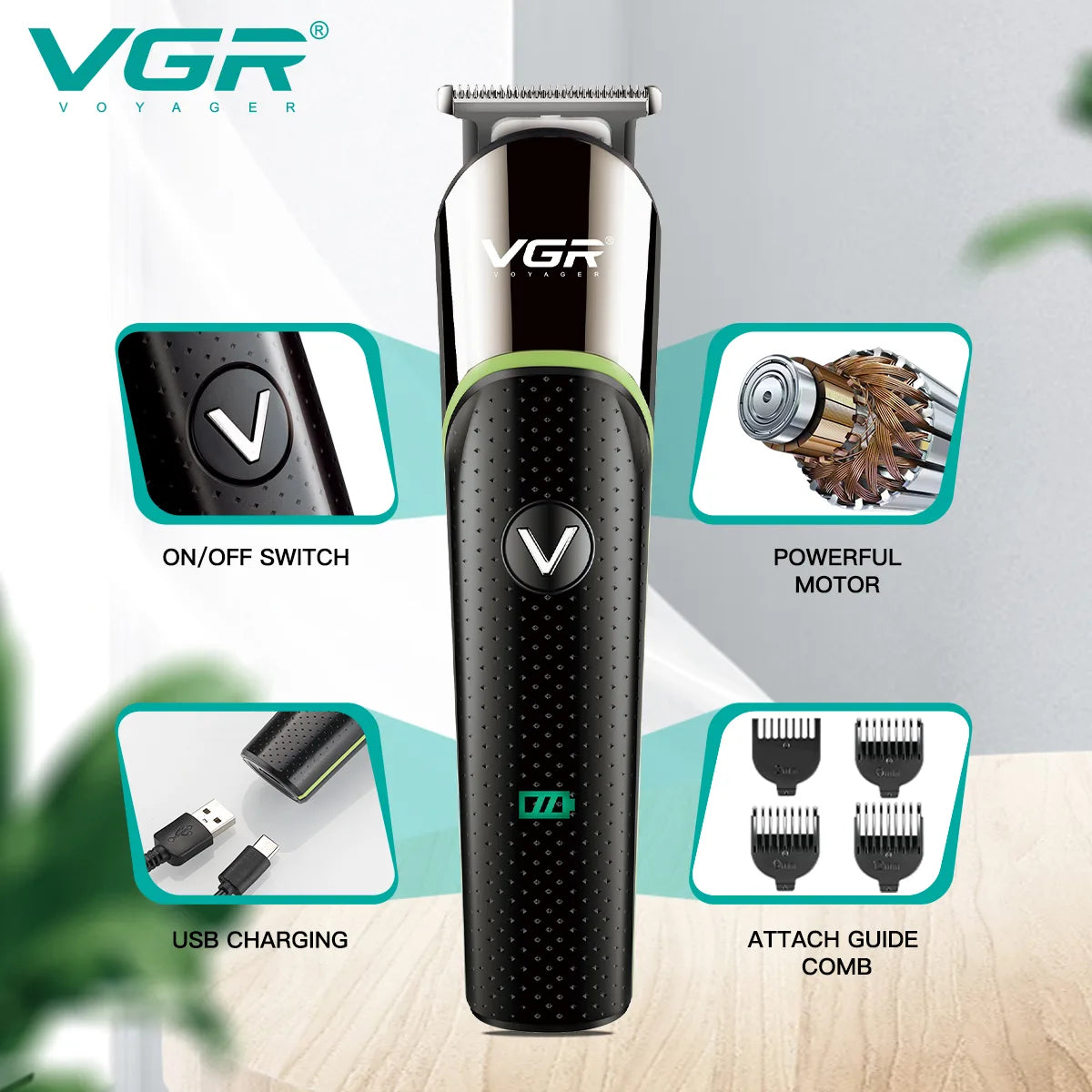 VGR V-191 Professional Hair Trimmer