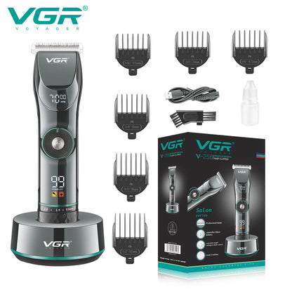 VGR V-256 Hair Clipper For Men, 400 Min Runtime, Black.