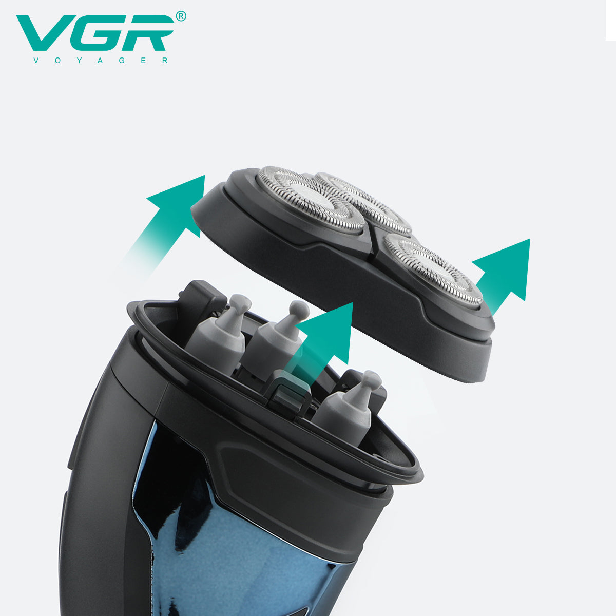 VGR V-322 Wet & Dry Professional Electric Shaver and Trimmer.