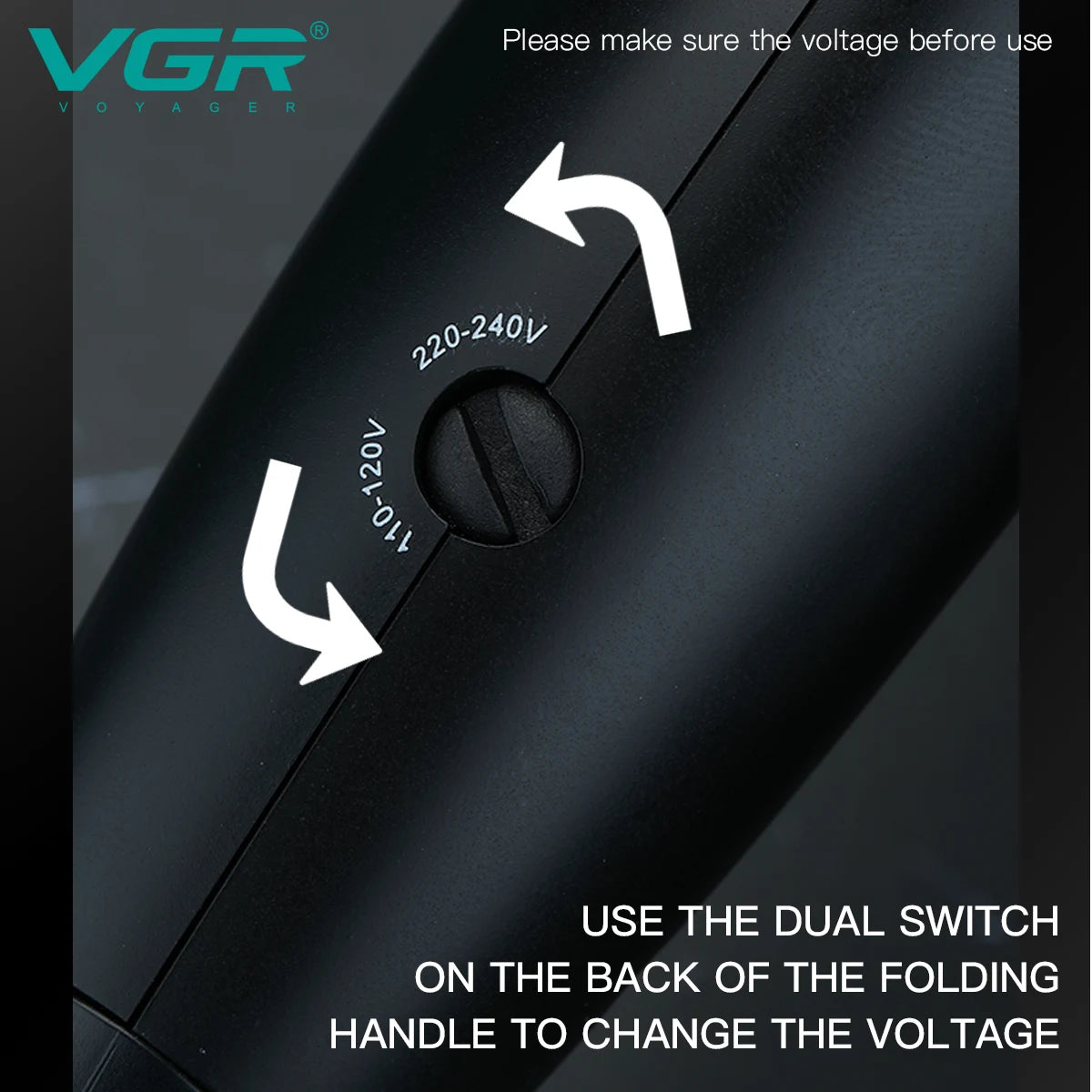 VGR V-439 Professional Hair Dryer, 1600W