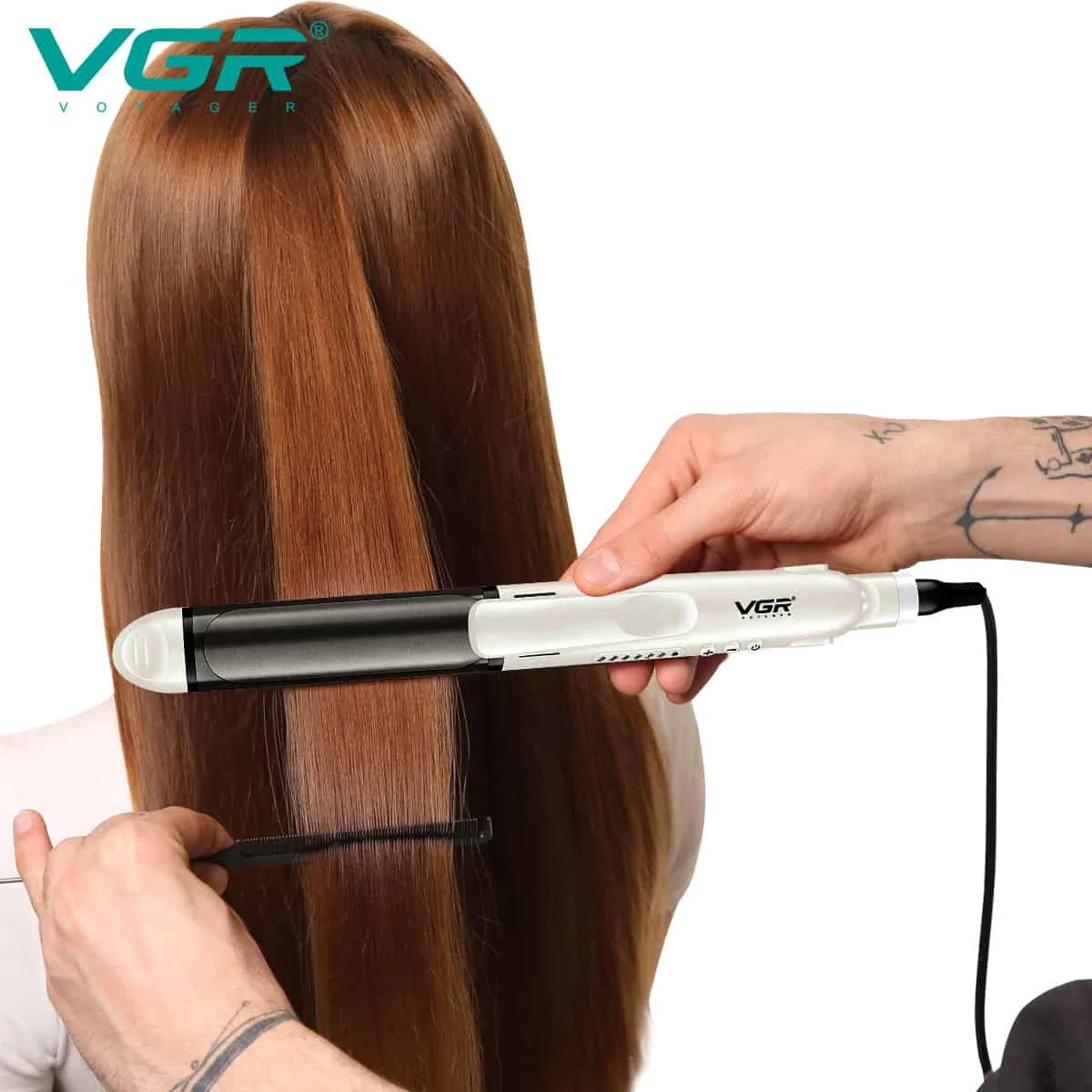 VGR V-558 Professional 2-in-1 Hair Straightener and Curler