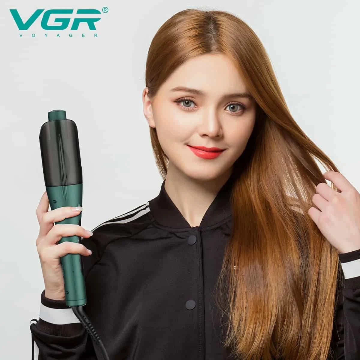 VGR V-583 Professional Automatic Hair Curler For Women (Green)