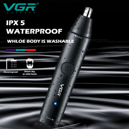 VGR V-613 Ear, Nose & Eyebrow Trimmer Professional USB Rechargeable Nose Trimmer.