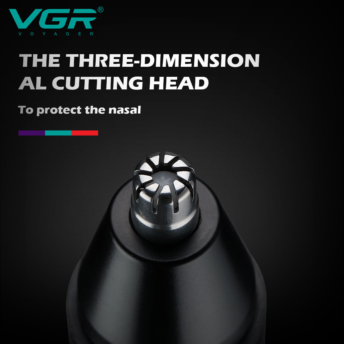 VGR V-613 Ear, Nose & Eyebrow Trimmer Professional USB Rechargeable Nose Trimmer.