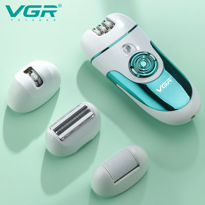 VGR V-700 Cordless Professional 4 in 1 Women Epilator & Shaver for Face, Legs, Underarms & Bikini Area.