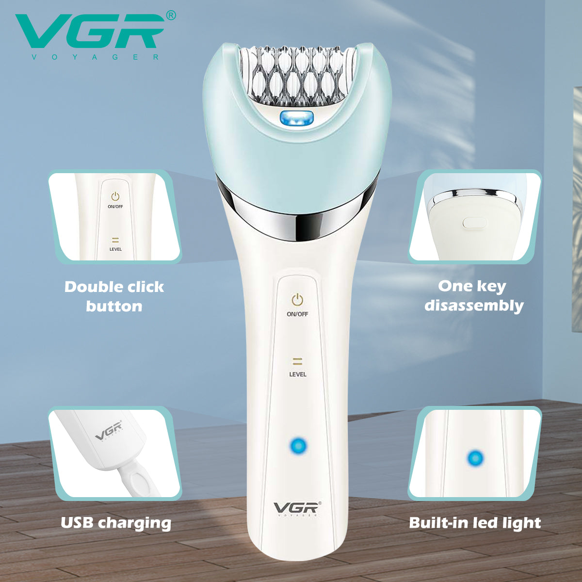VGR V-703 Professional Lady Epilator.