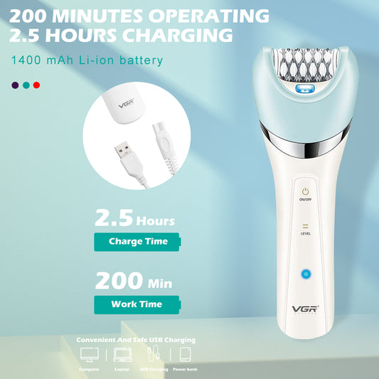VGR V-703 Professional Lady Epilator — VGR Pakistan Official