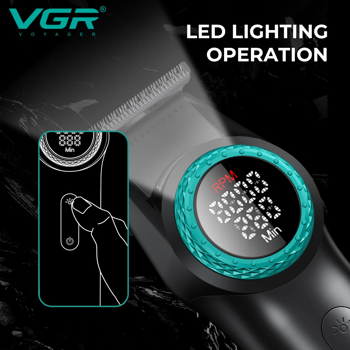 VGR V-977 Professional Hair Trimmer – VGR Pakistan Official