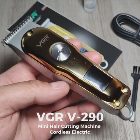 VGR V-290 Mini Hair Cutting Machine Cordless Electric — VGR Pakistan Official
