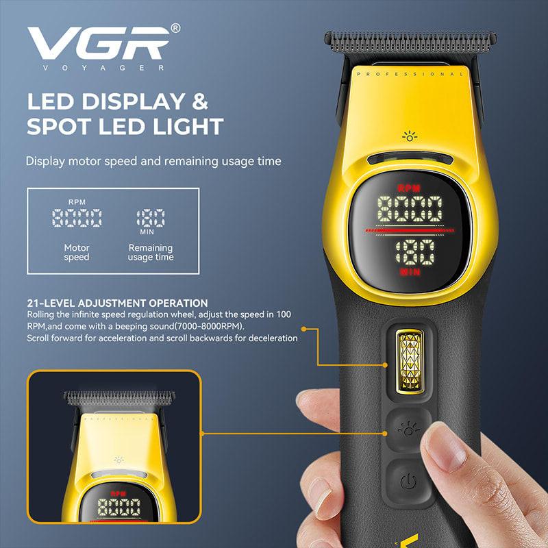 VGR V-886T Hair Trimmer Clippers — Image 3 — VGR Pakistan Official