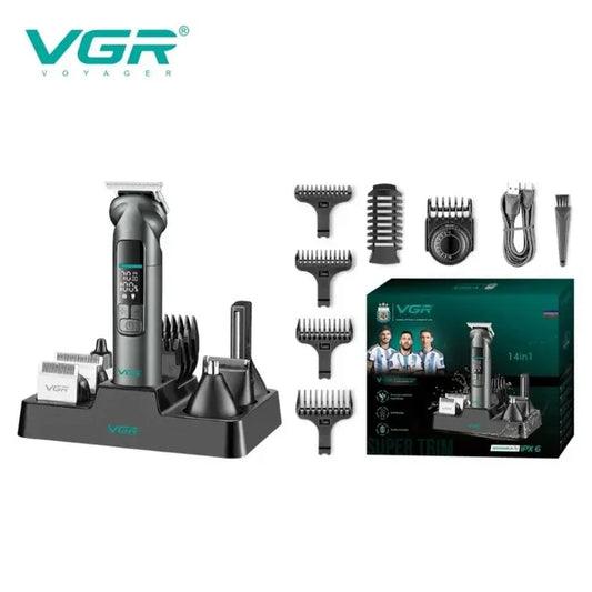 VGR grooming tool set on a white background