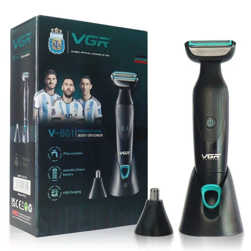 VGR V-601 Professional 2-in-1 Body Groomer for Men