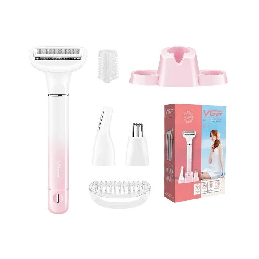 VGR V-611 Professional 3-in-1 Lady Shaver Set (Pink)